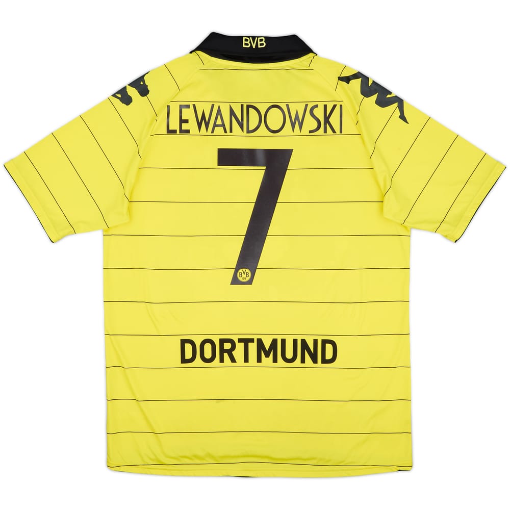 2010-11 Borussia Dortmund Home Shirt Lewandowski #7 - 5/10 - (L)