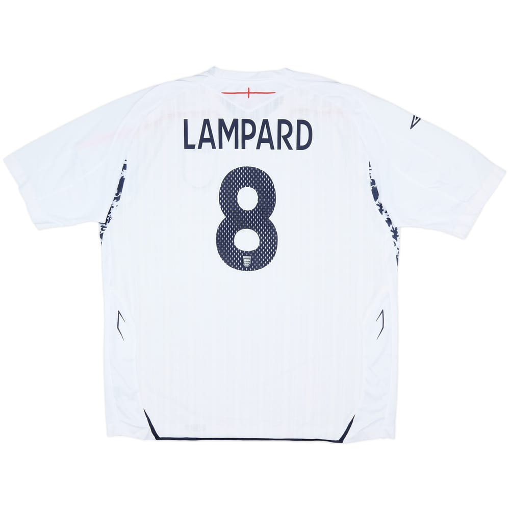 2007-09 England Home Shirt Lampard #8 (XXL)