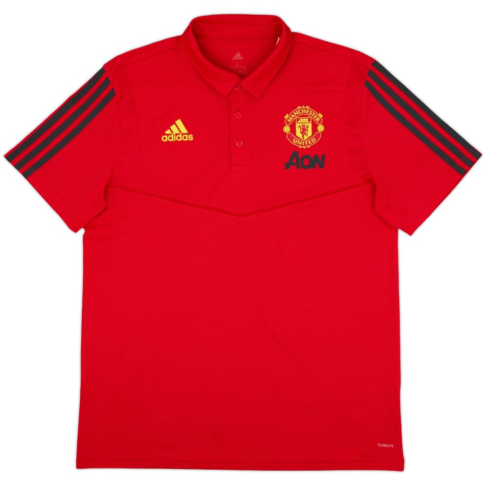 2019-20 Manchester United adidas Polo Shirt - 9/10 - (L)