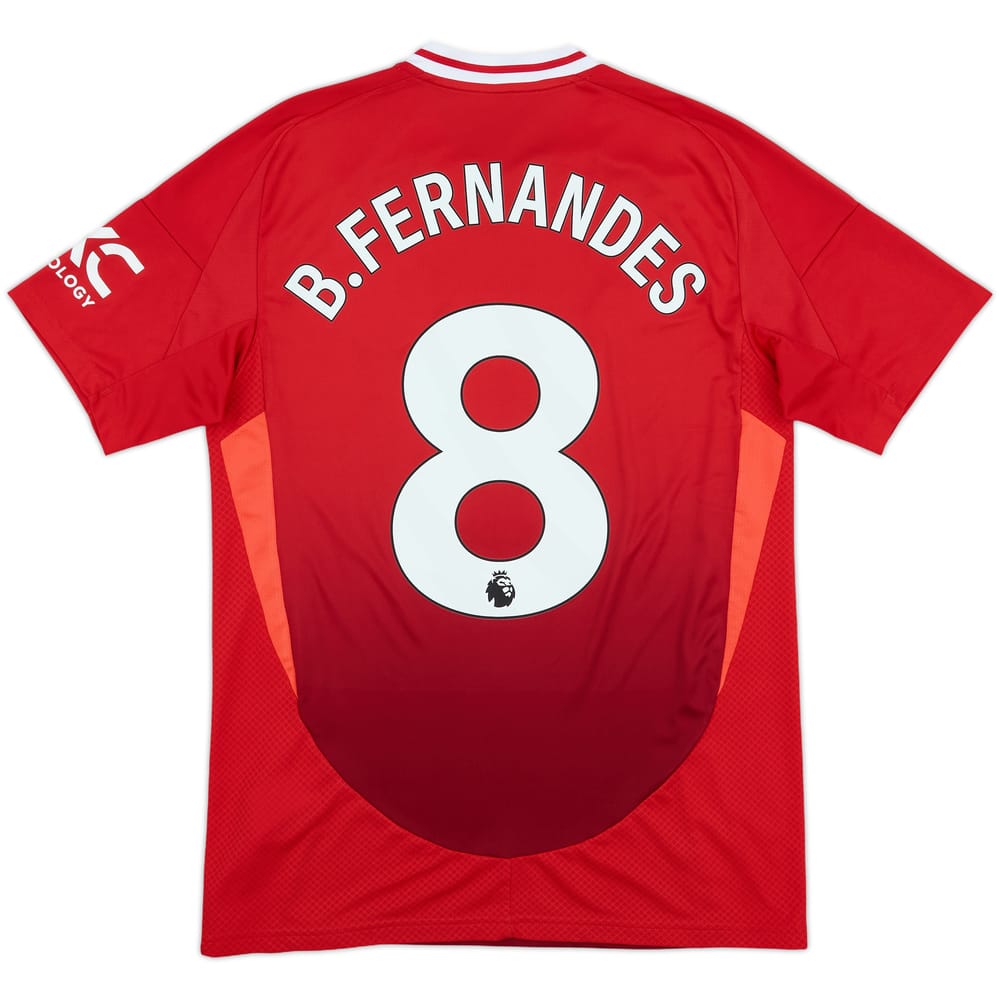 2024-25 Manchester United Home Shirt B.Fernandes #8 - 8/10 - (M)