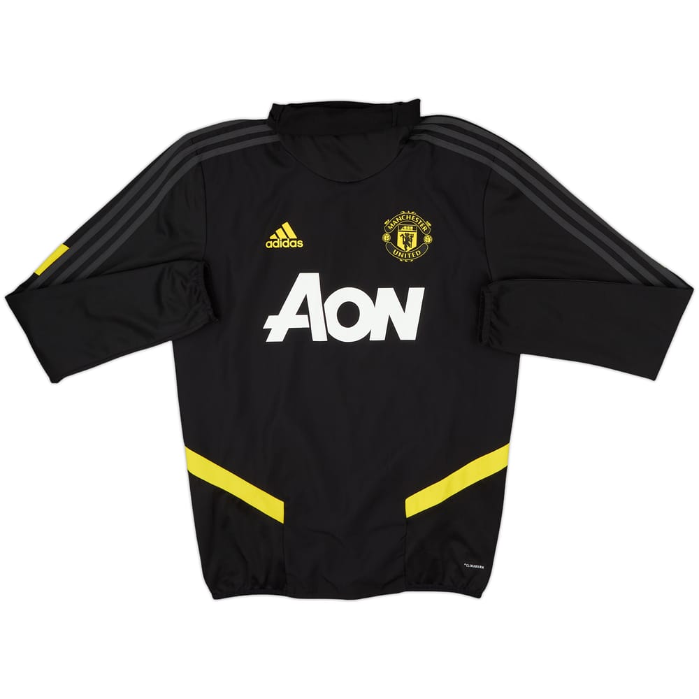 2019-20 Manchester United adidas 1/4 Zip Training Top - 8/10 - (S)