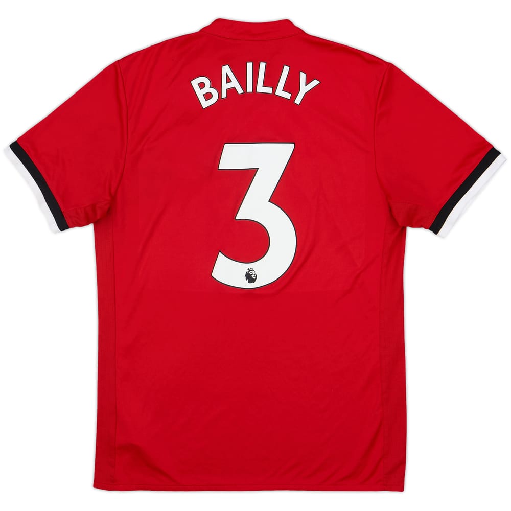 2017-18 Manchester United Home Shirt Bailly #3 - 8/10 - (M)