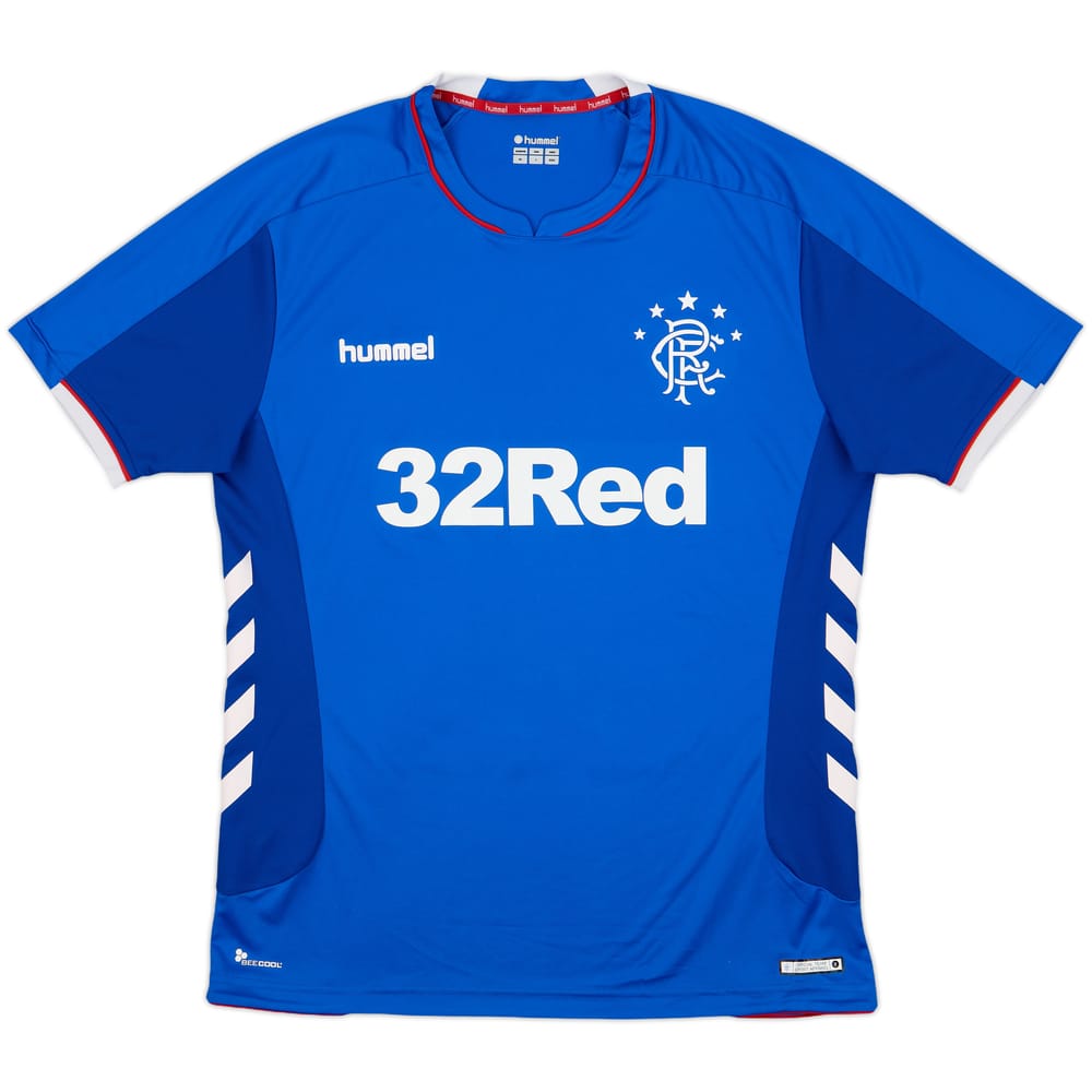 2018-19 Rangers Home Shirt - 9/10 - (XL)
