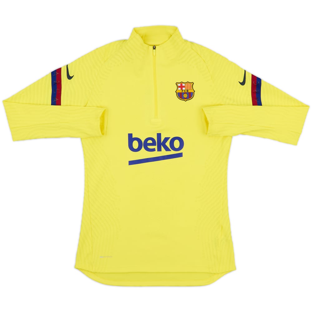 2020-21 Barcelona Nike Vaporknit 1/4 Zip Drill Top - 8/10 - (S)