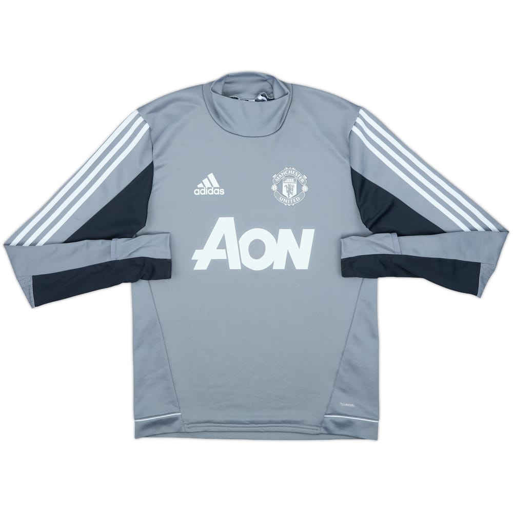 2017-18 Manchester United adidas Sweat Top - 8/10 - (S)