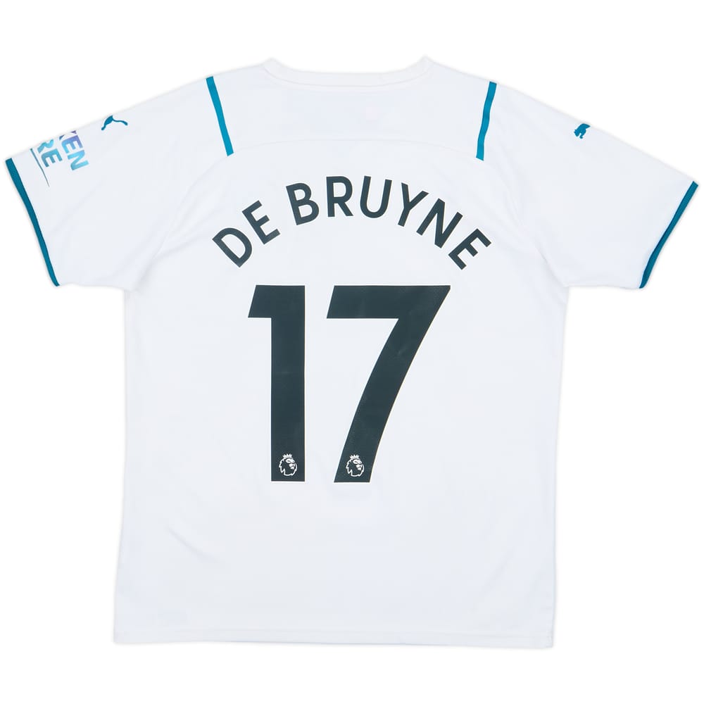 2021-22 Manchester City Away Shirt De Bruyne #17 - 6/10 - (M)