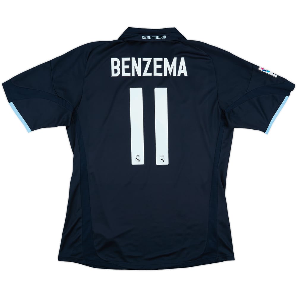 2009-10 Real Madrid Away Shirt Benzema #11 - 8/10 - (L)