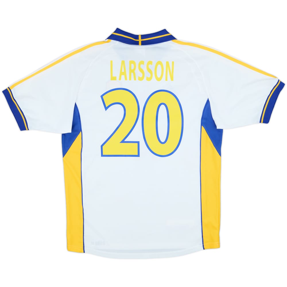 2000-02 Sweden Away Shirt Larsson #20 - 8/10 - (M)