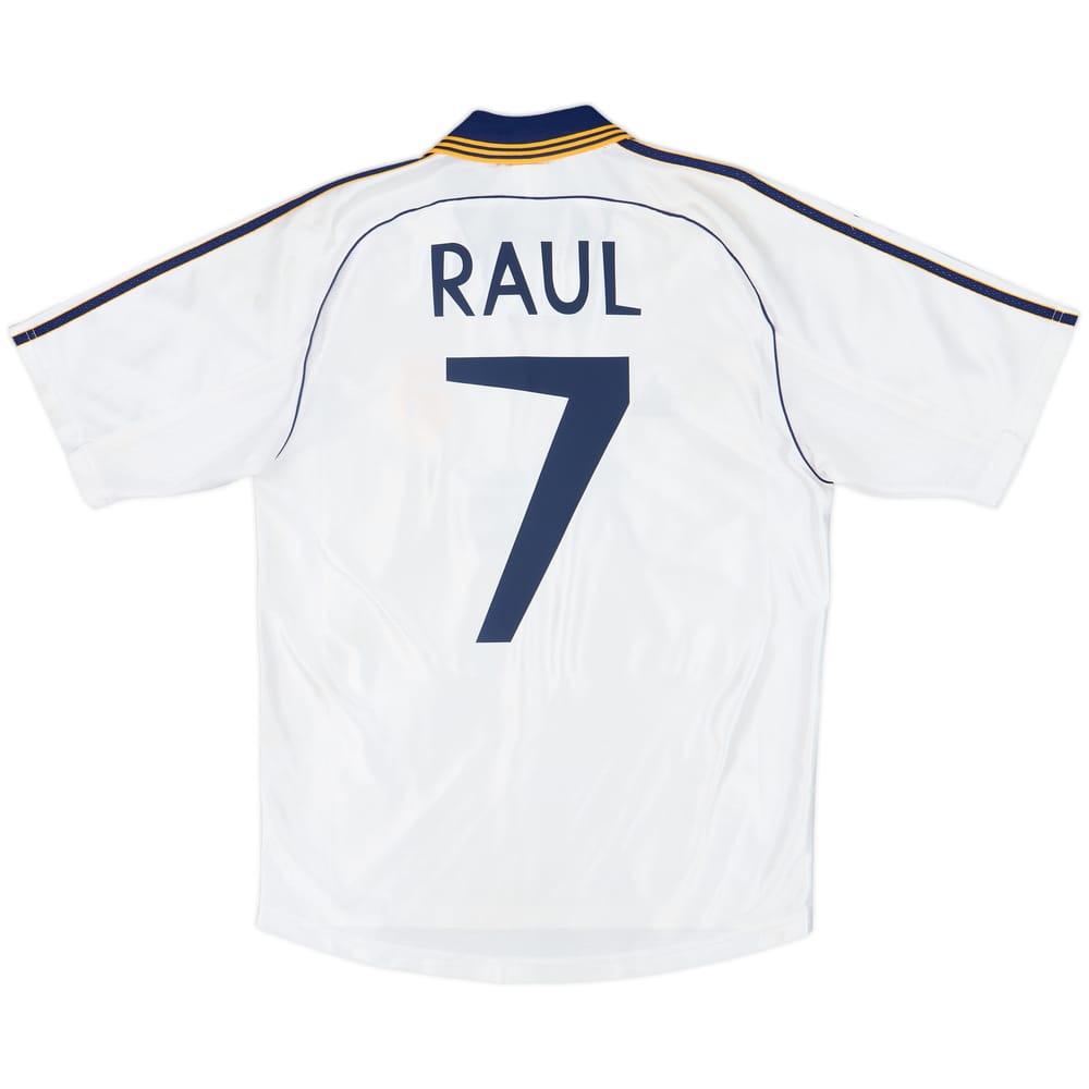 1998-00 Real Madrid Home Shirt Raul #7 - 7/10 - (M)