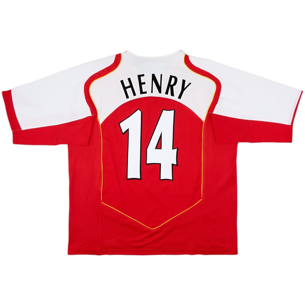 2004-05 Arsenal Home Shirt Henry #14 - 8/10 - (XL)