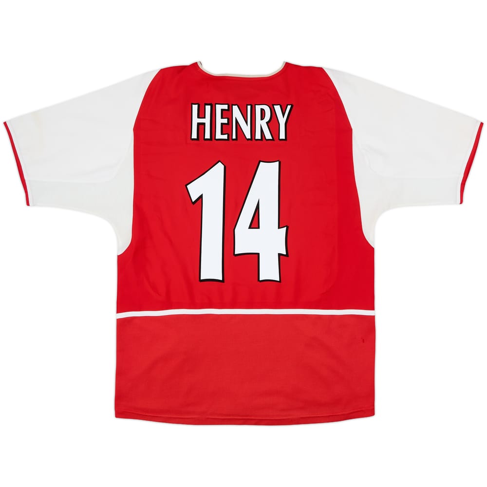 2002-04 Arsenal Home Shirt Henry #14 - 8/10 - (M)