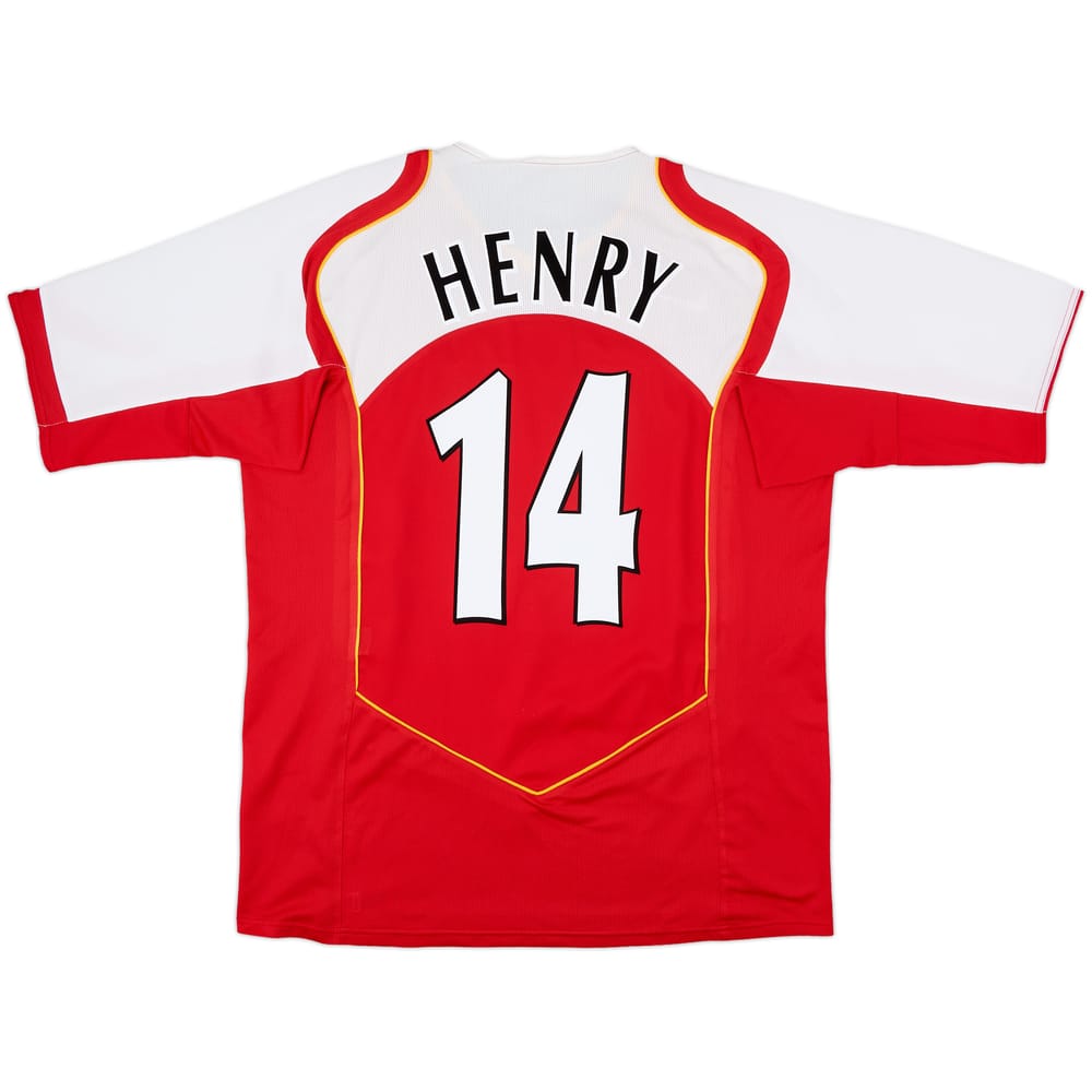 2004-05 Arsenal Home Shirt Henry #14 - 8/10 - (XL)