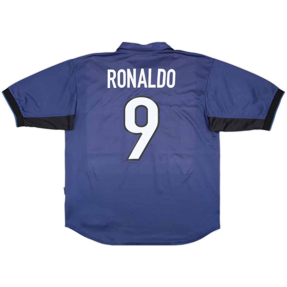 1998-99 Inter Milan Third Shirt Ronaldo #9 - 8/10 - (L)