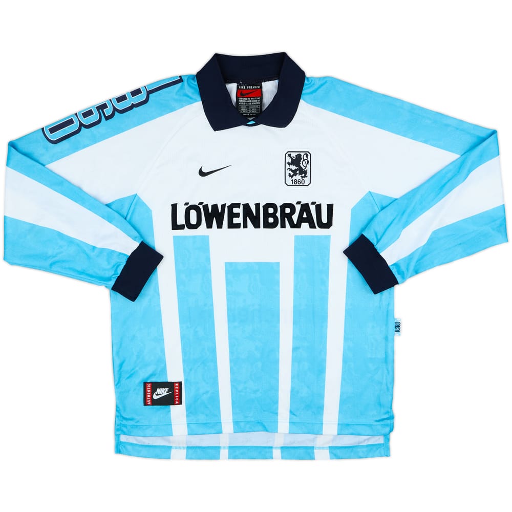 1996-97 1860 Munich Home L/S Shirt - 9/10 - (M)