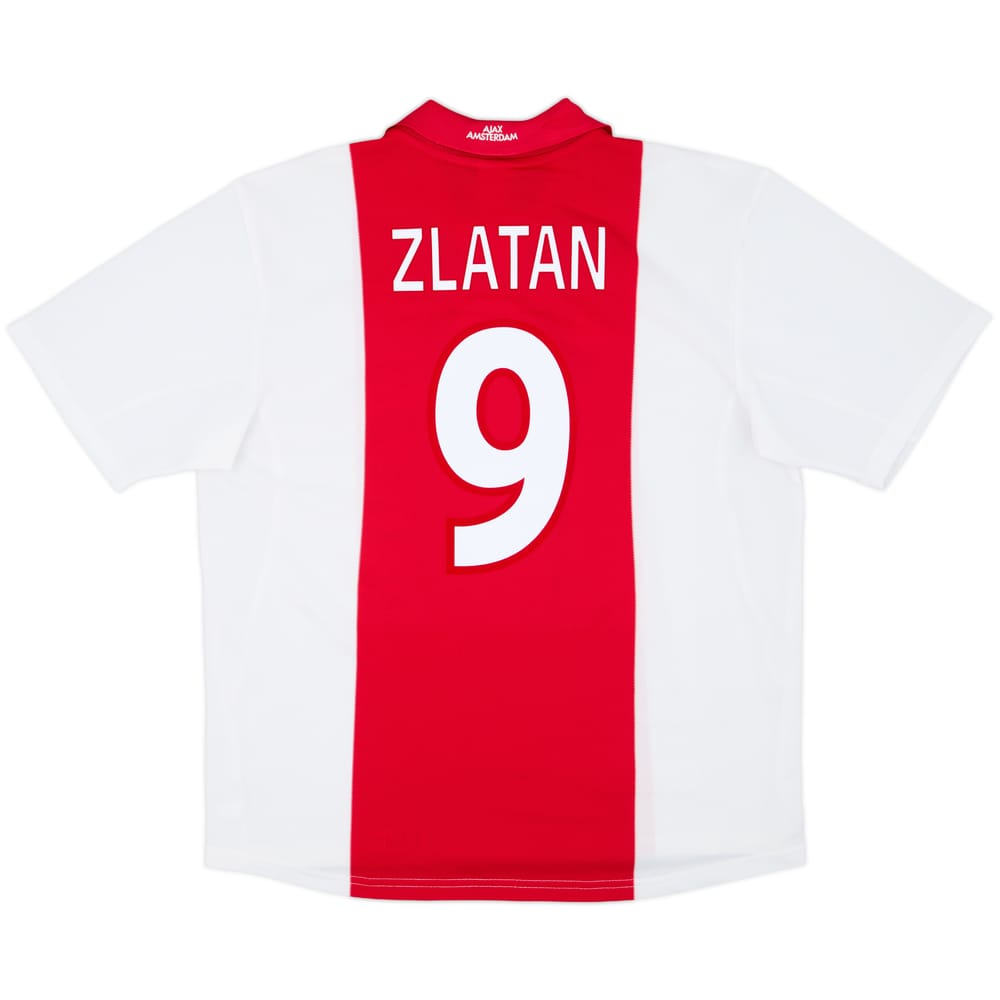 2001-02 Ajax Home Shirt Zlatan #9 - 10/10 - (L)