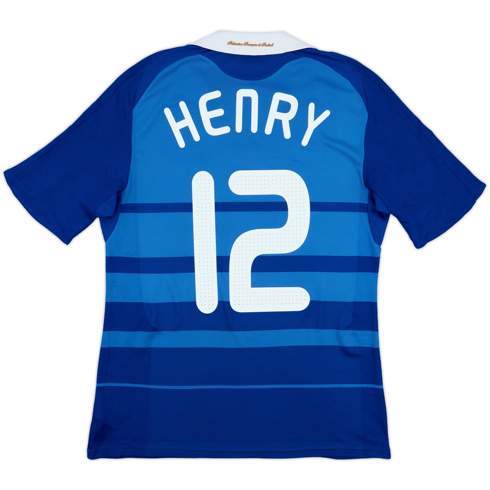 2008-09 France Home Shirt Henry #12 - 8/10 - (L)