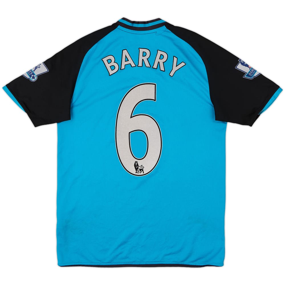 2008-09 Aston Villa Away Shirt Barry #6 - 6/10 - (XL.Boys)