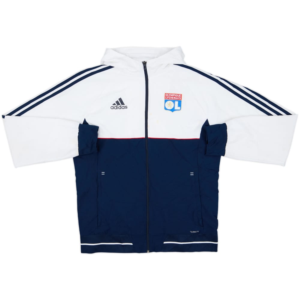 2017-18 Lyon adidas Hooded Track Jacket - 6/10 - (M)