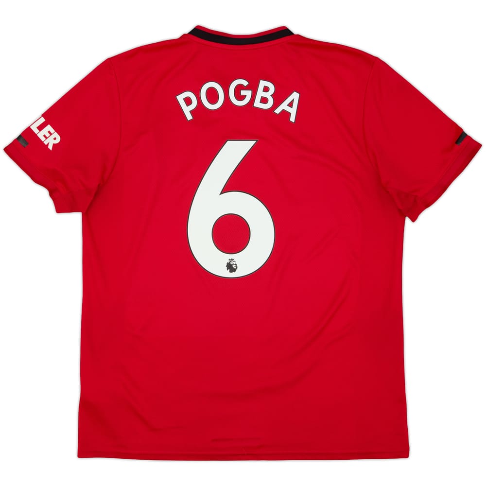 2019-20 Manchester United Home Shirt Pogba #6 - 6/10 - (L)
