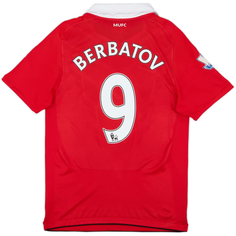 2010-11 Manchester United Home Shirt Berbatov #9 - 6/10 - (S)