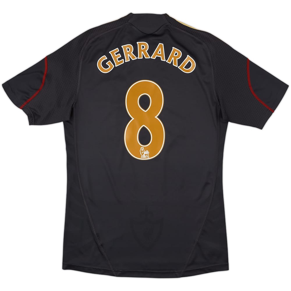 2009-10 Liverpool Away Shirt Gerrard #8 - 7/10 - (S)