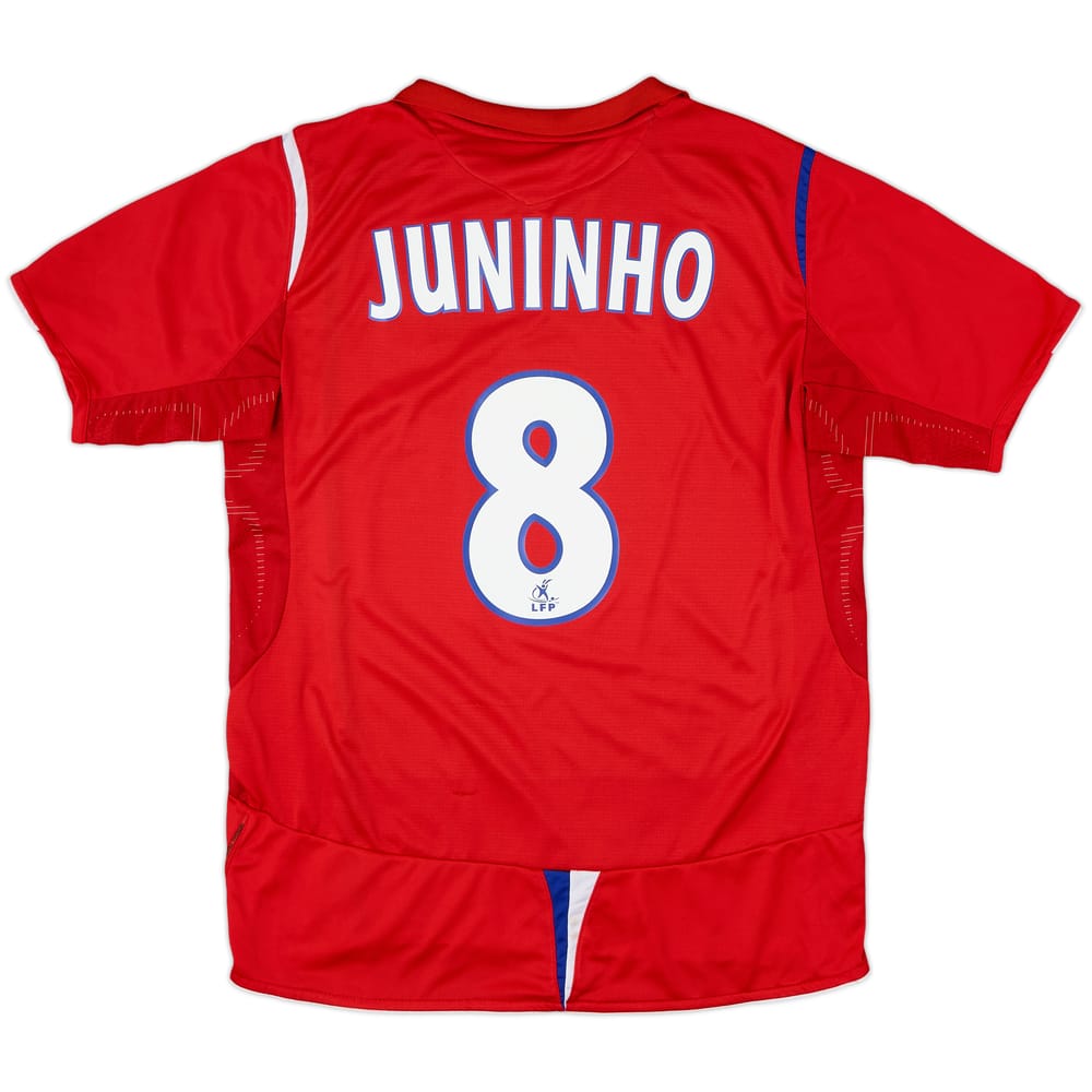 2005-06 Lyon Away Shirt Juninho #8 - 6/10 - (M)