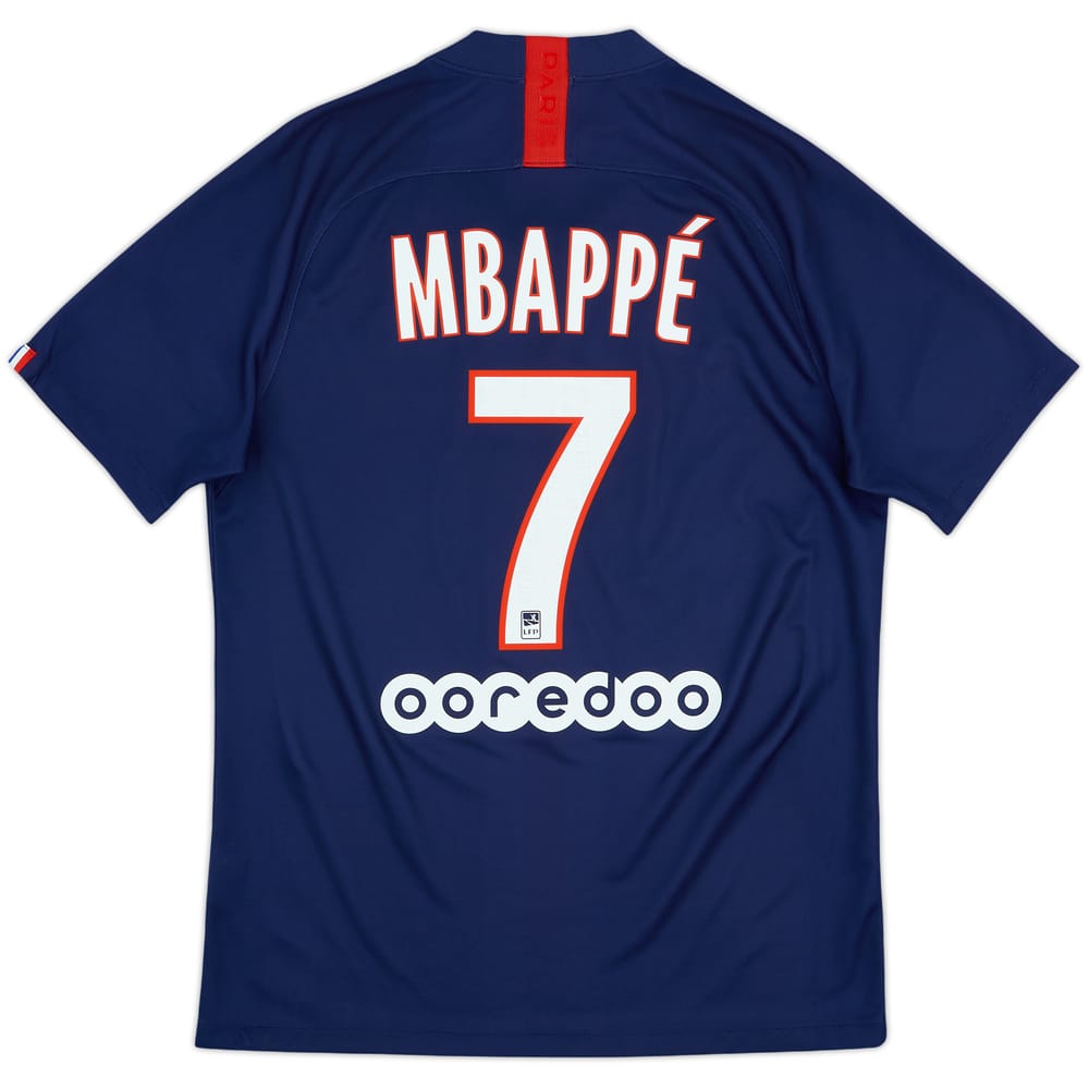 2019-20 Paris Saint-Germain Home Shirt Mbappe #7 - 8/10 - (M)