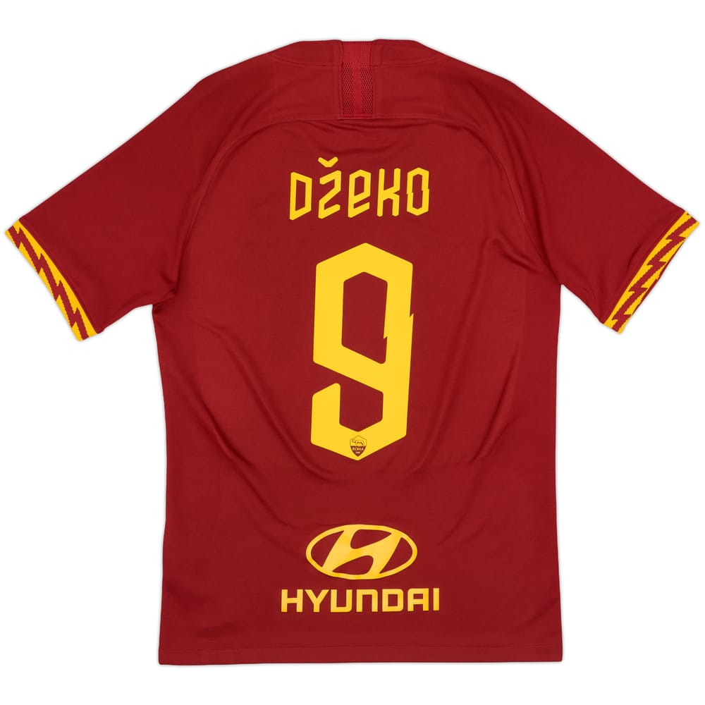 2019-20 Roma Home Shirt Dzeko #9 - 8/10 - (S)