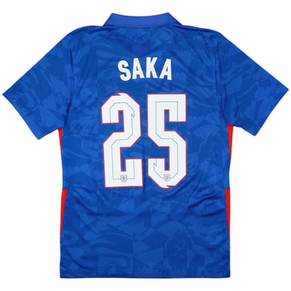 2020-21 England Away Shirt Saka #25 - 8/10 - (S)