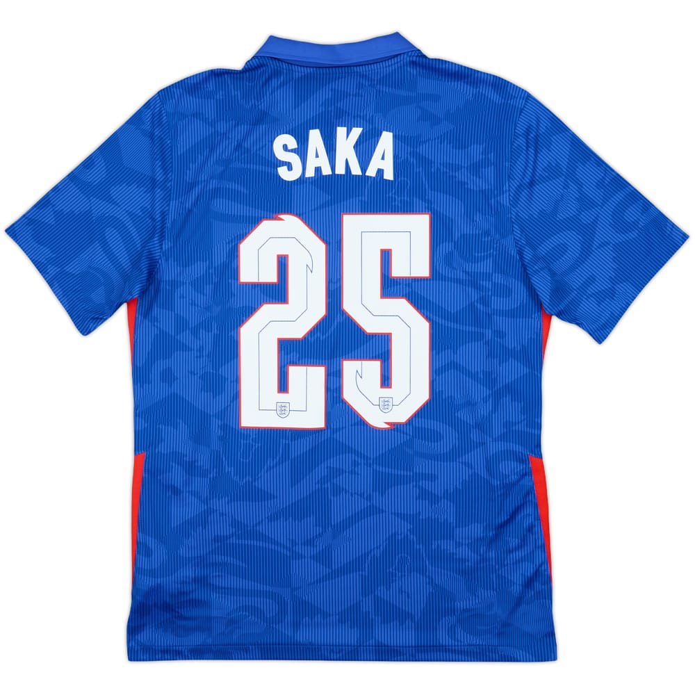 2020-21 England Away Shirt Saka #25 - 10/10 - (M)