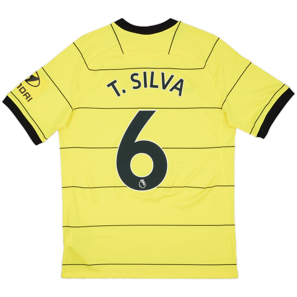 2021-22 Chelsea Away Shirt T.Silva #6 - 8/10 - (M)