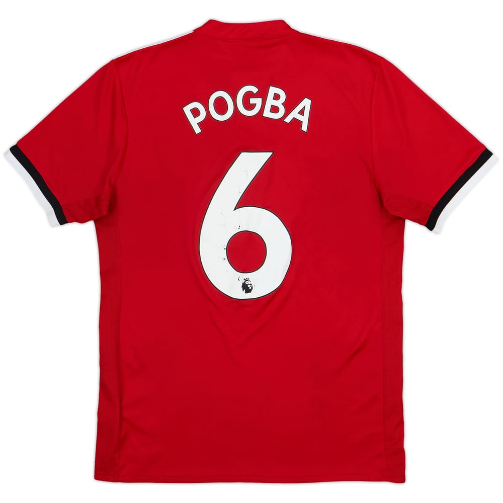 2017-18 Manchester United Home Shirt Pogba #6 - 5/10 - (S)