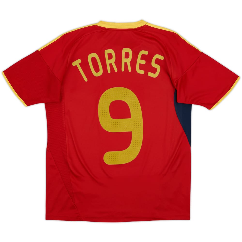 2009 Spain Home Shirt Torres #9 - 8/10 - (XL.Boys)