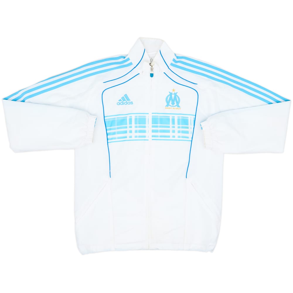 2010-11 Olympique Marseille adidas Track Jacket - 7/10 - (S)
