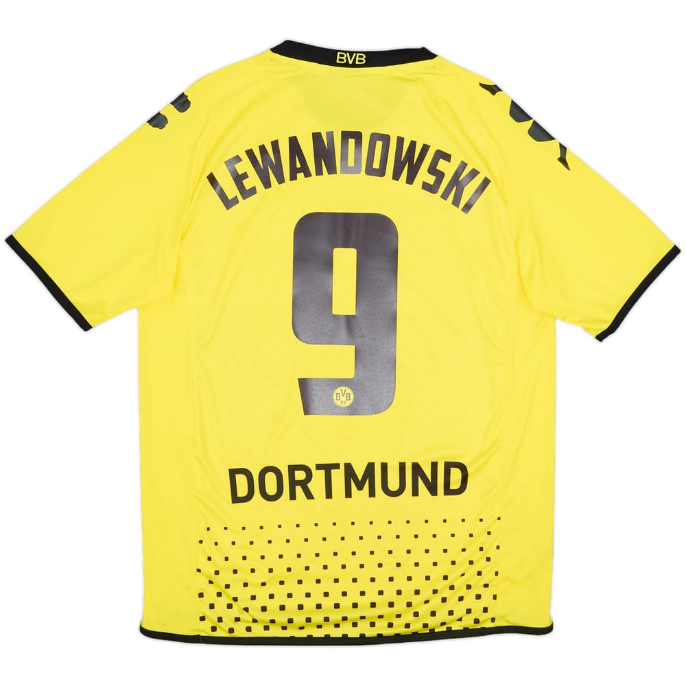 2011-12 Borussia Dortmund Home Shirt Lewandowksi #9 - 6/10 - (M)