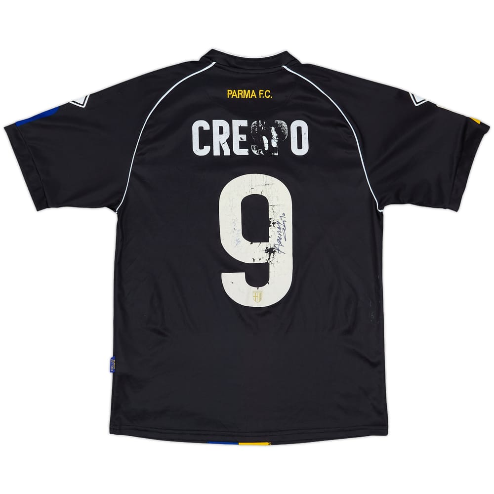 2011-12 Parma Signed Away Shirt Crespo #9 - 4/10 - (M)