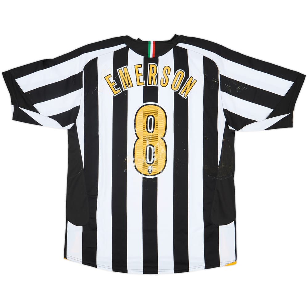 2005-06 Juventus Home Shirt Emerson #8 (L)