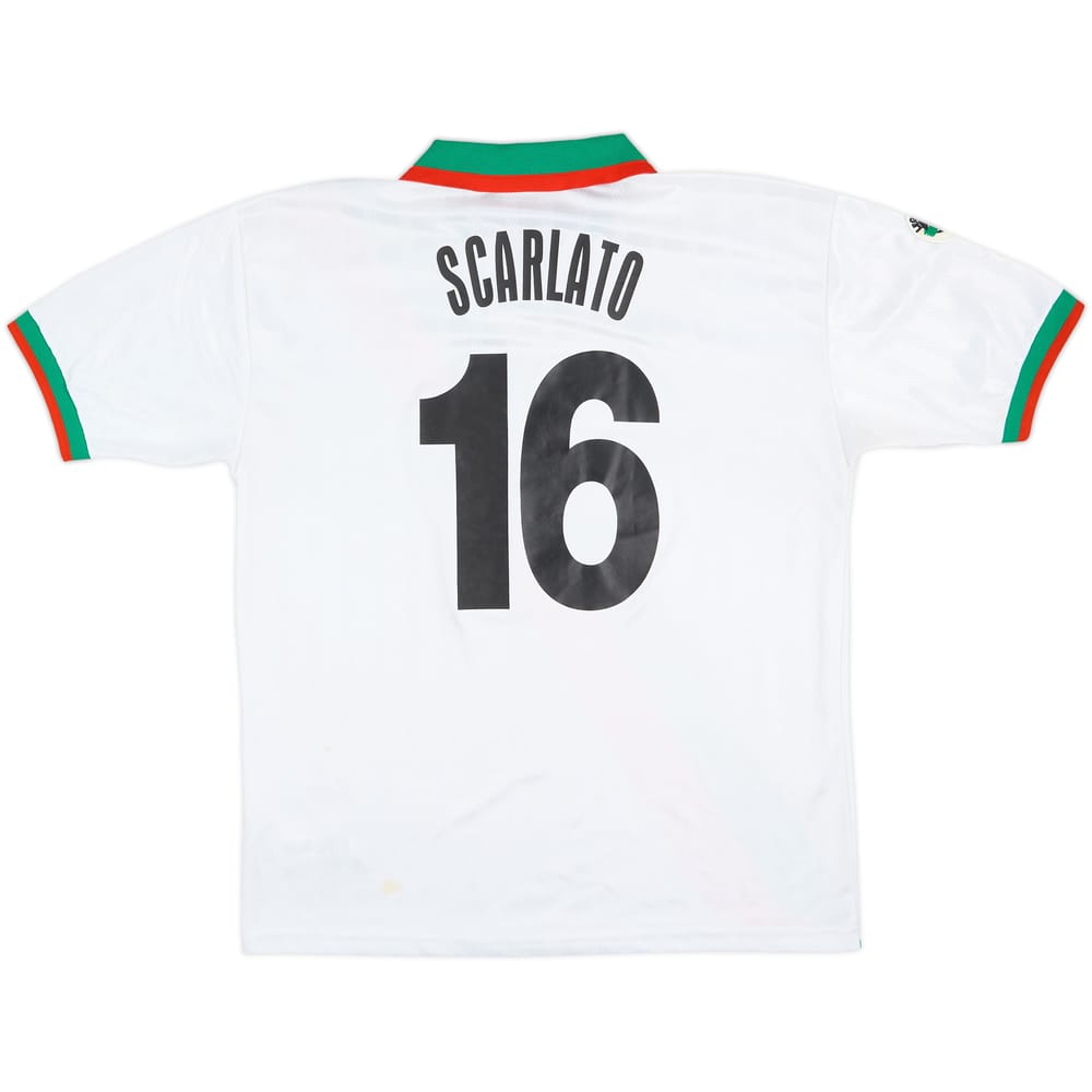 2002-03 Ternana Match Issue Away Shirt Scarlato #16