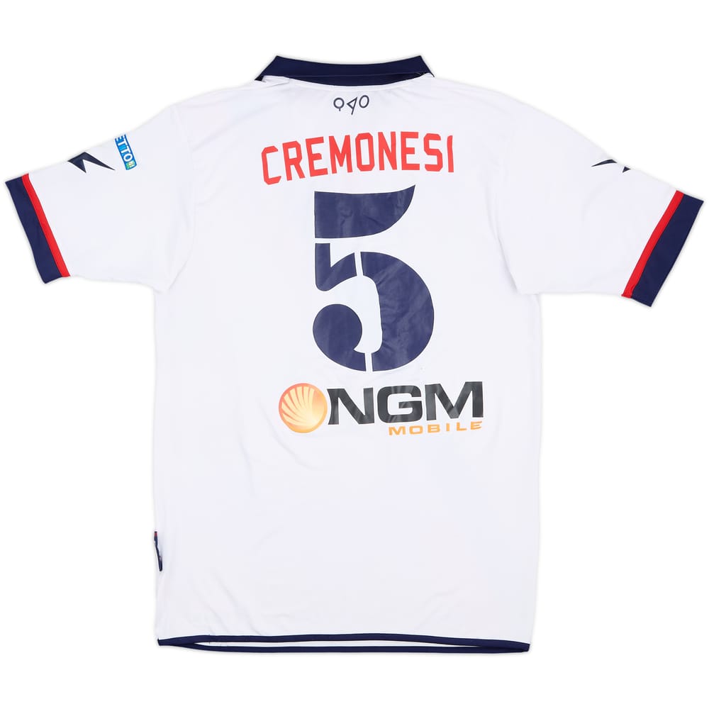 2014-15 Crotone Match Issue Away Shirt Cremonesi #5