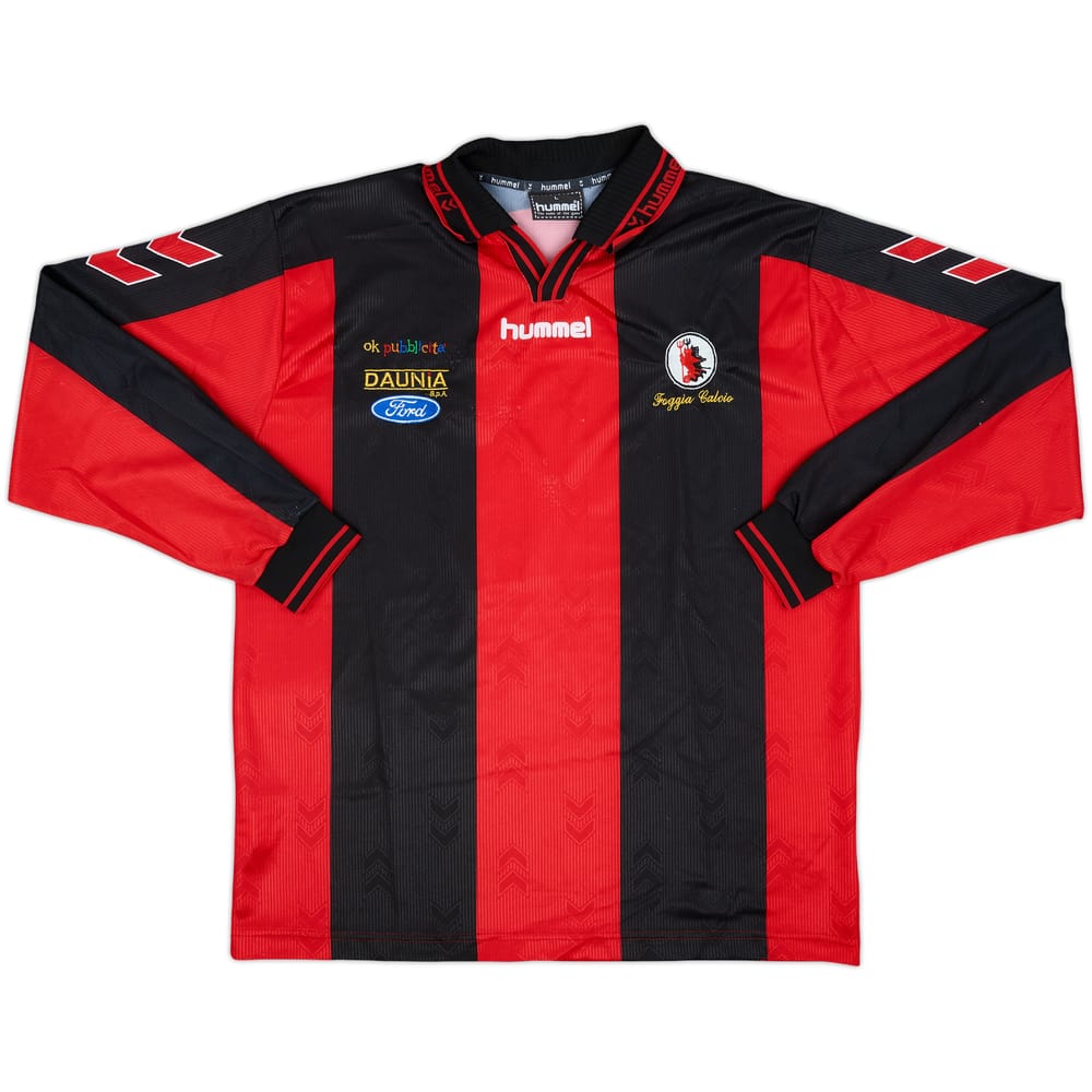 2002-03 Foggia Home L/S Shirt - 8/10 - (L)