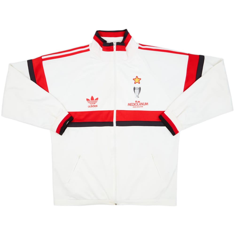 1990-92 AC Milan adidas Track Jacket - 7/10 - (XXL)