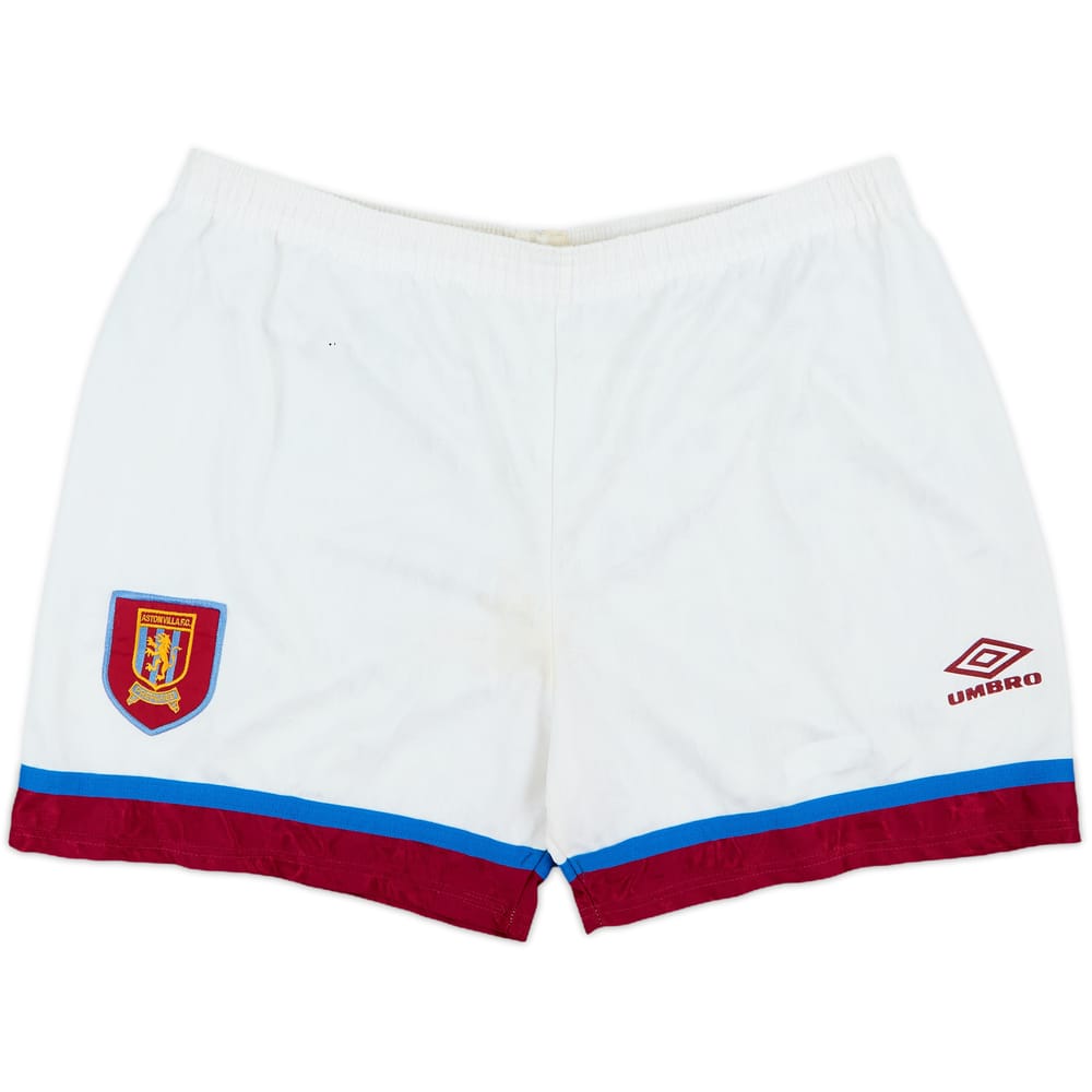 1992-93 Aston Villa Home Shorts - 8/10 - (M)
