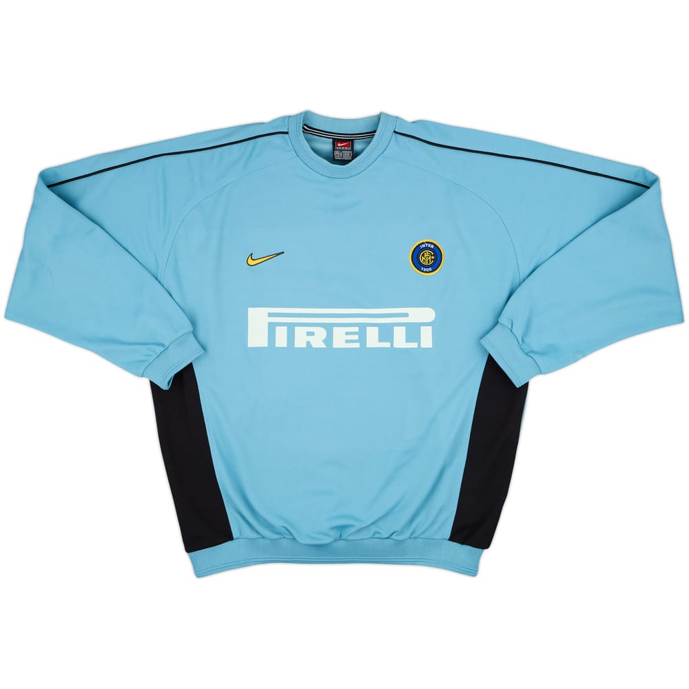 1999-00 Inter Milan Nike Sweat Top - 6/10 - (L)
