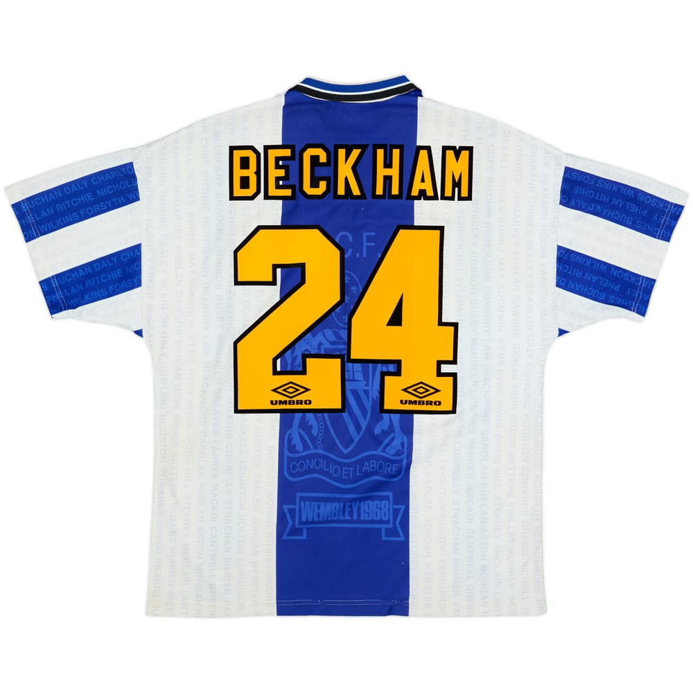 1994-96 Manchester United Third Shirt Beckham #24 - 6/10 - (L)