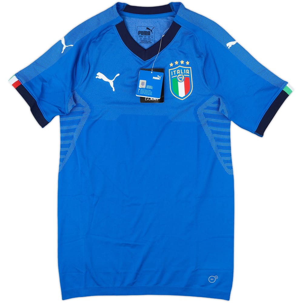 2018-19 Italy Authentic Home Shirt (L)