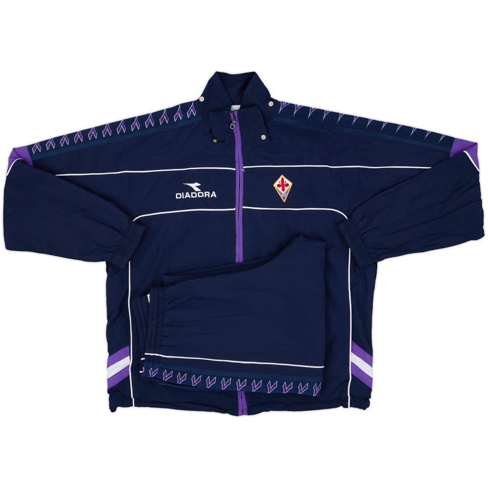 2000-01 Fiorentina Diadora Tracksuit - 10/10 - (L)