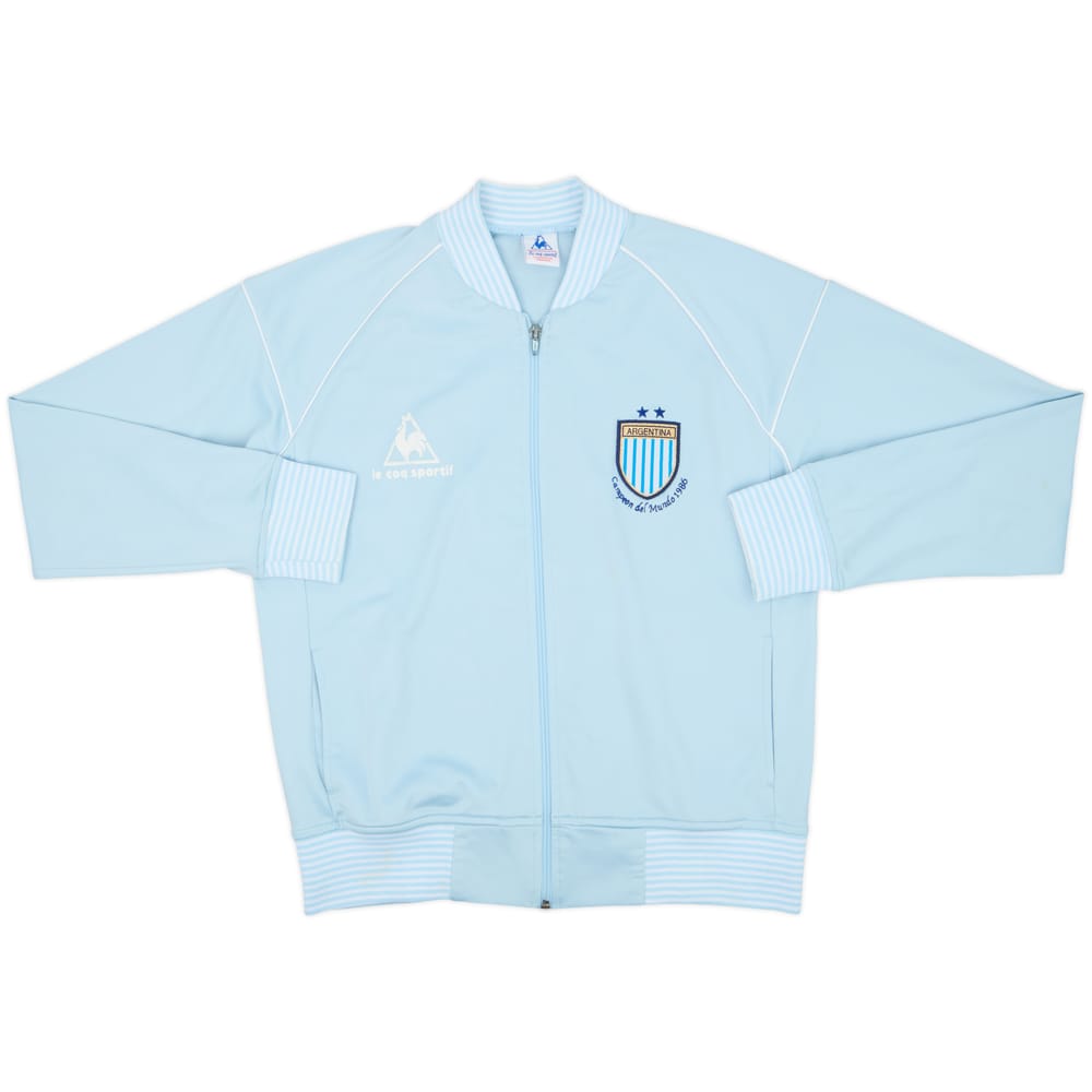 1986-88 Argentina Le Coq Sportif Campeon del Mundo Presentation Jacket - 8/10 - (L)