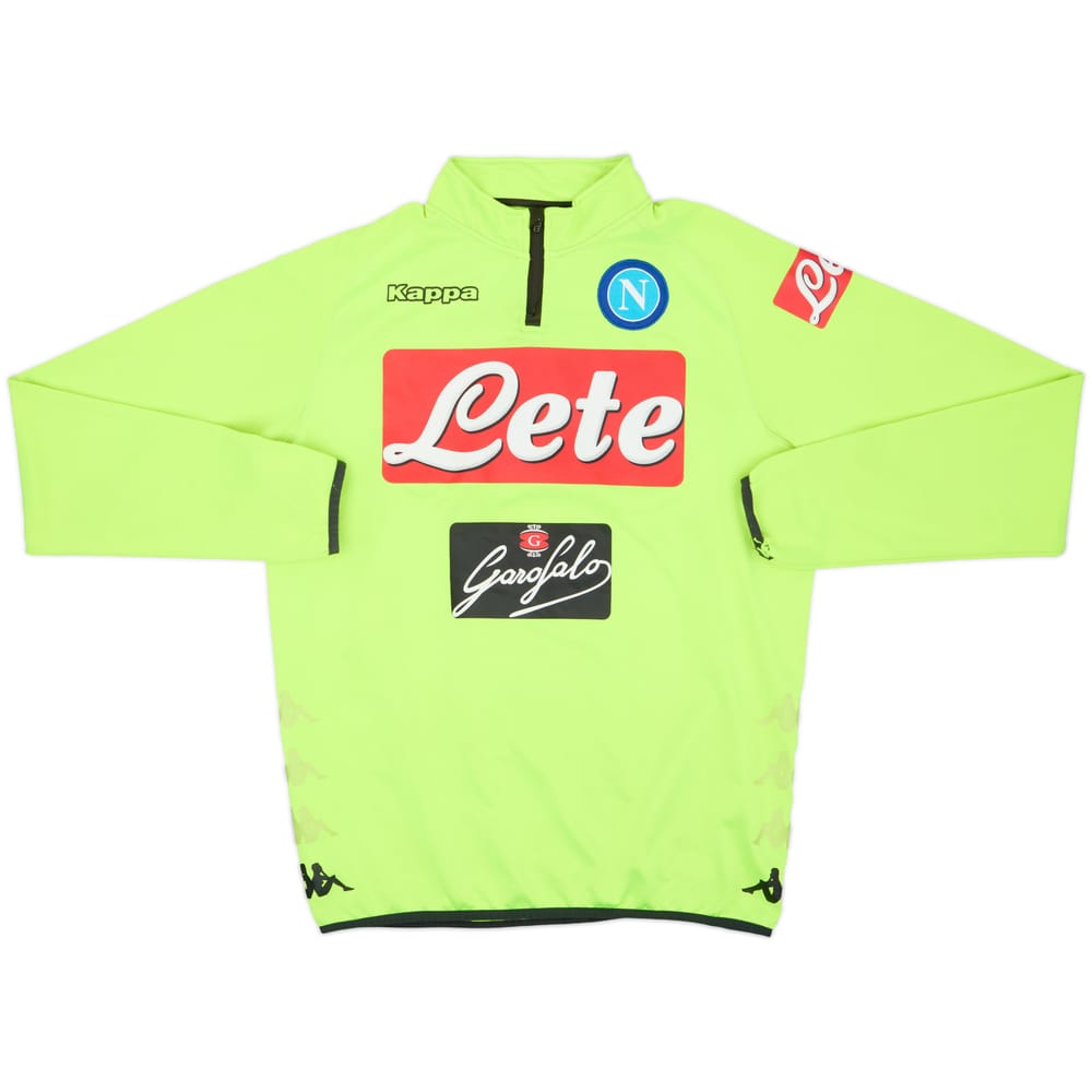 2018-19 Napoli Kappa 1/4 Zip Training Top - 8/10 - (XL)