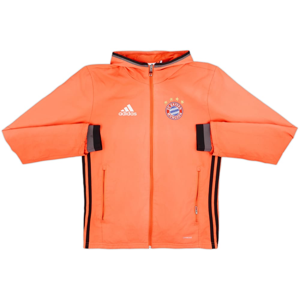 2016-17 Bayern Munich adidas Hooded Track Jacket - 6/10 - (XS)