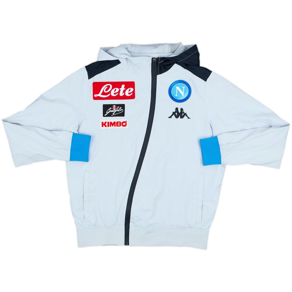 2018-19 Napoli Kappa Hooded Track Jacket - 7/10 - (YXXL)